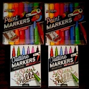 4 Paint Marker Sets